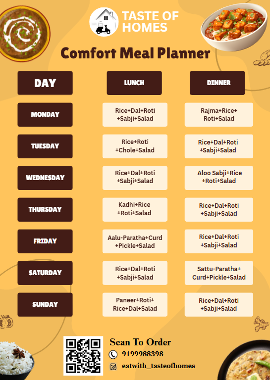 Comfort Dabba – Monthly (Veg) - Image 2