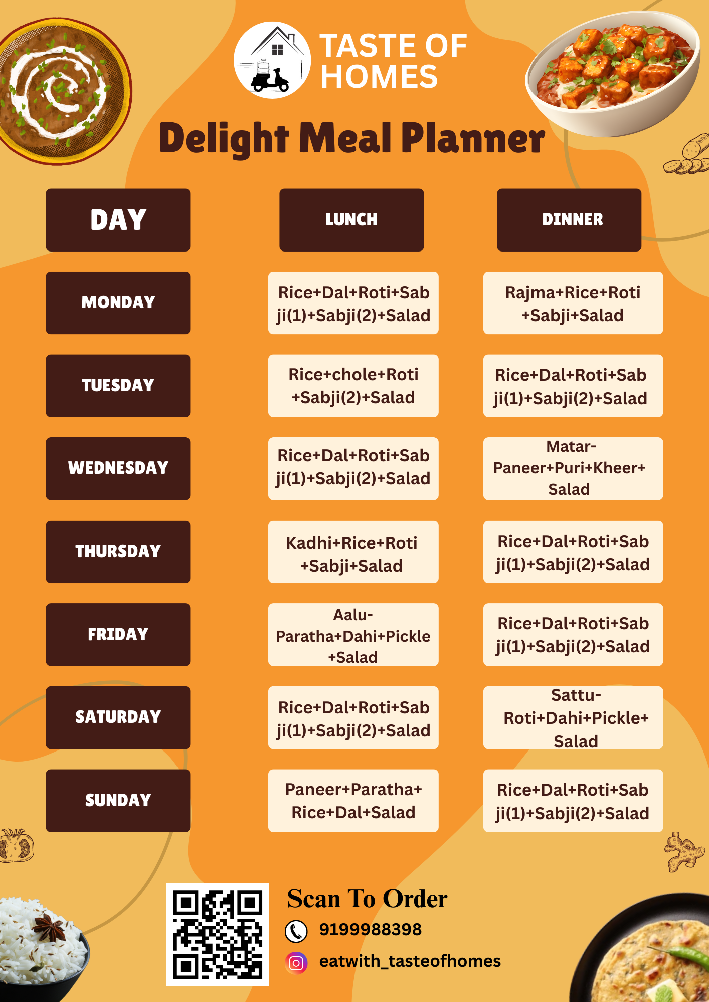 Delight Dabba – Monthly (Veg) - Image 2